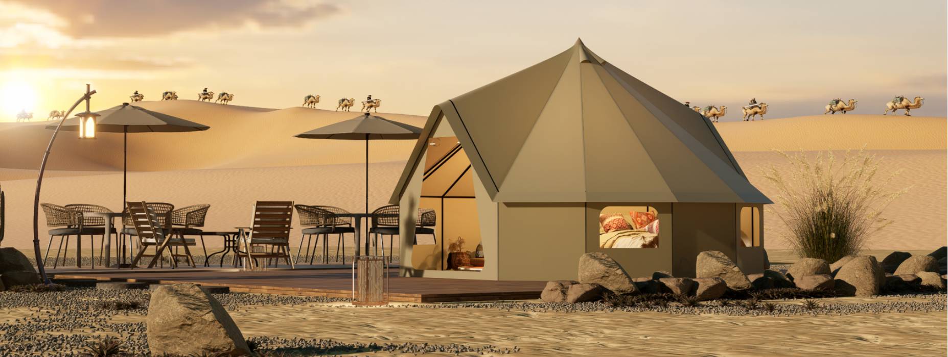 石柱露营酒店帐篷产品